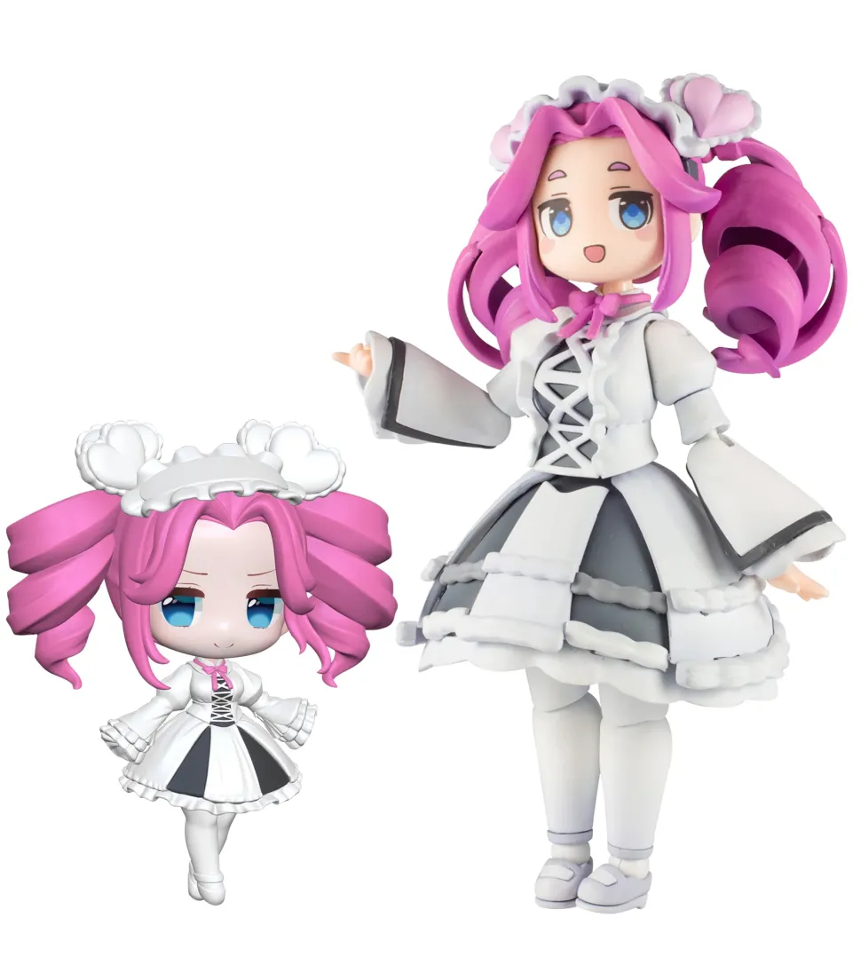 Plafia Tohoku Zunko/Zundamon Project Shikoku Metan 1/12 Scale Plastic Model Kit Mini Figure Included Set