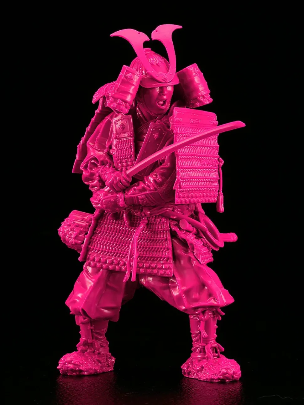 PLAMAX 1/12 Scale Kamakura Period Armored Warrior: Pink Color Edition