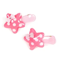 Polka Dot Star Clip Set