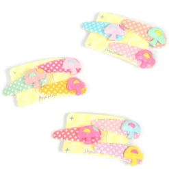 Pop Mushroom Hair Clip Set