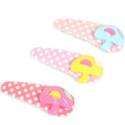 Pop Mushroom Hair Clip Set