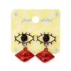 Popuphilia! Eyes + Lips Pierced Earrings