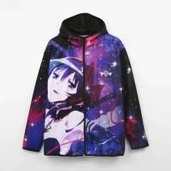Puella Magi Madoka Magica the Movie -Rebellion- Homura Full Graphic Dry Hoodie