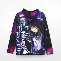 Puella Magi Madoka Magica the Movie -Rebellion- Homura Full Graphic Dry Hoodie