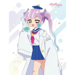Puniru is a Kawaii Slime W Suede B2 Tapestry Oversized Sleeve White Coat Kawaii Puniru