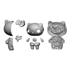 Puzzle Mascot Kaitai Fantasy Hello Kitty & My Melody Assortment Set