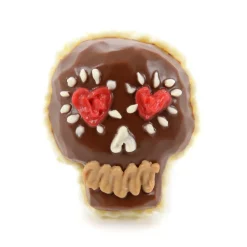 Q-pot. Parlor Chocolat Skull Ring
