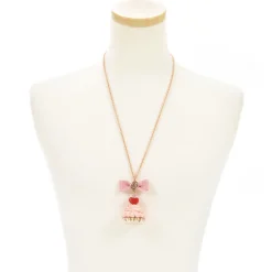Q-pot. Parlor Heart Chocolate Cupcake Necklace