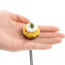 Q-pot. Parlor Pumpkin Mont Blanc Necklace