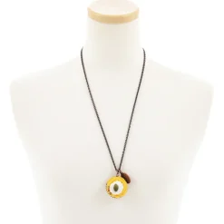 Q-pot. Parlor Pumpkin Mont Blanc Necklace