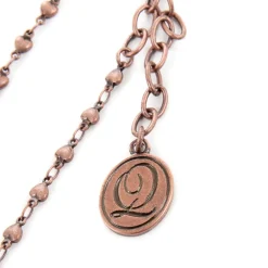 Q-pot. Parlor Skull Chocolat Necklace