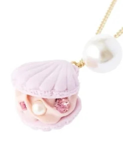 Q-pot. Shell Macaron Necklace