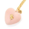 Q-pot. x Q-pid. Melty Heart Pink Necklace
