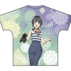 Rascal Does Not Dream of a Knapsack Kid Mai Sakurajima Full Graphic T-Shirt Outing Spring & Summer Ver.