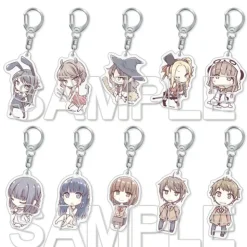 Rascal Does Not Dream of Bunny Girl Senpai Trading Acrylic Keychain Charms Box Set