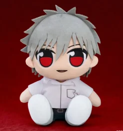 Rebuild of Evangelion Kuripan Plushie Rei Ayanami: Long (Long Hair: White Plugsuit) / Asuka Shikinami Langley (Jersey & Casquette Cap) / Kaworu Nagisa: School Uniform Ver.