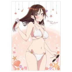 Rent-A-Girlfriend Swimsuit and Girlfriend A3-Size Clear Poster Collection