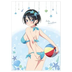 Rent-A-Girlfriend Swimsuit and Girlfriend A3-Size Clear Poster Collection