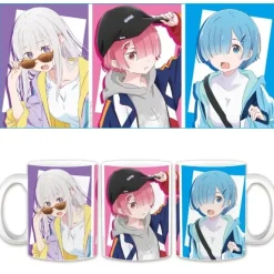 Re:Zero -Starting Life in Another World- Mug Emilia & Ram & Rem