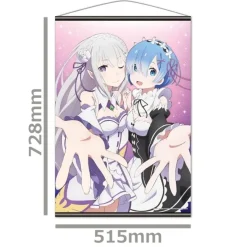 Re:Zero -Starting Life in Another World- B2 Tapestry Emilia & Rem Ver. 1