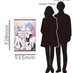 Re:Zero -Starting Life in Another World- B2 Tapestry Emilia & Rem Ver. 1