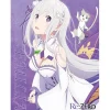 Re:Zero -Starting Life in Another World- Emilia Sublimation Throw Blanket