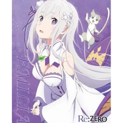 Re:Zero -Starting Life in Another World- Emilia Sublimation Throw Blanket