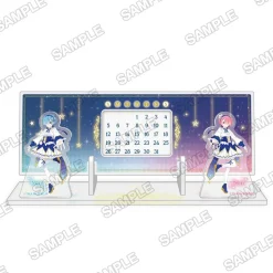 Re:Zero -Starting Life in Another World- Acrylic Perpetual Calendar Re:Zero -Starting Life with Ram and Rem- Birthday Life 2025 Ver.