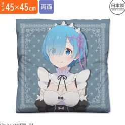 Re:Zero -Starting Life in Another World- Ram & Rem Double-Sided Print Cushion Cover