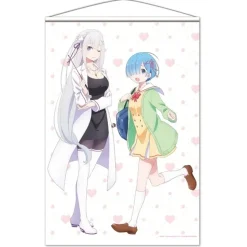 Re:Zero -Starting Life in Another World- B2 Tapestry Emilia & Rem Ver. 2