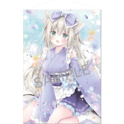 Riko Korie Illustration B1 Tapestry Maron-chan: Japanese Style Maid