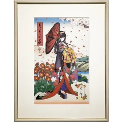 Saekano: How to Raise a Boring Girlfriend - The Most Beautiful Heroines: Utaha Kasumigaoka Ukiyo-e Woodblock Print