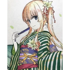 Saekano: How to Raise a Boring Girlfriend - The Most Beautiful Heroines: Eriri Spencer Sawamura Ukiyo-e Woodblock Print