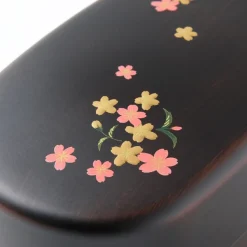 Sakura Komachi Maki-e Printed 2-Tier Bento Box