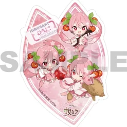 Sakura Miku x Hirohako Hirosaki Sticker Set for Smartphones