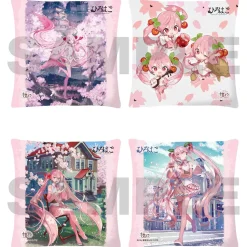 Sakura Miku x Hirohako Hirosaki Square Cushion