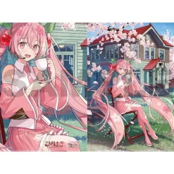 Sakura Miku x Hirohako Hirosaki Clear File Folder