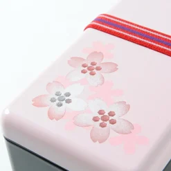 Sakura Pink Maki-e Printed Bento Box