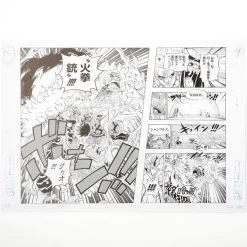 Shonen Jump One Piece Reproduction Panel Print: Luffy's Red Hawk