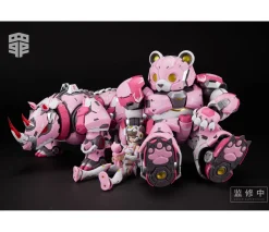 Sin Series SIN-03P Sloth & Mecha Bear & Mecha Rhino 1/10 Scale Plastic Model Kit Set