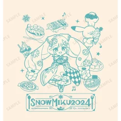 Snow Miku 2024 Art by Ituka Marche Bag