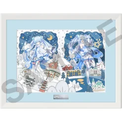 Snow Miku x Hirohako Chara-fine Graph - Art by Kiya Machi