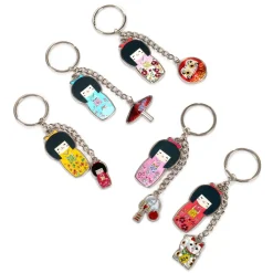 Souvenir Japan Wagokoro Japanese-Style Keychain Collection