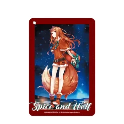 Spice and Wolf Jyuu Ayakura Illustration Holo: Santa Ver. 1-Pocket Pass Case
