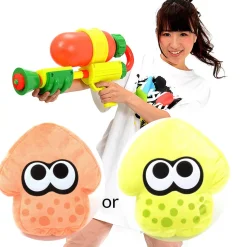 Splatoon Splattershot Water Gun w/ Bonus Splatoon Cushion