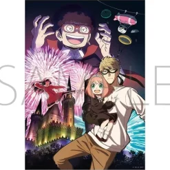 Spy x Family Mission 5: Will They Pass or Fail? Main Visual Fabric Poster