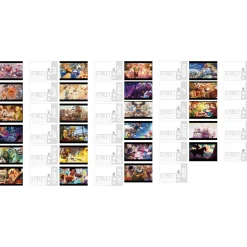 Street Fighter 6 Illustration Card Set w/ Stand