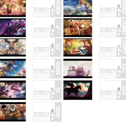 Street Fighter 6 Illustration Card Set w/ Stand