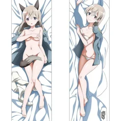 Strike Witches: Road to Berlin 501st Joint Fighter Wing 2-Way Tricot Dakimakura Pillow Cover Eila Ilmatar Juutilainen