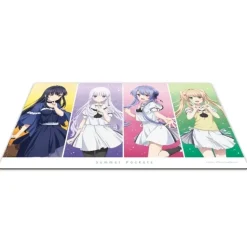 Summer Pockets Character Rubber Mat Shiroha & Ao & Kamome & Tsumugi